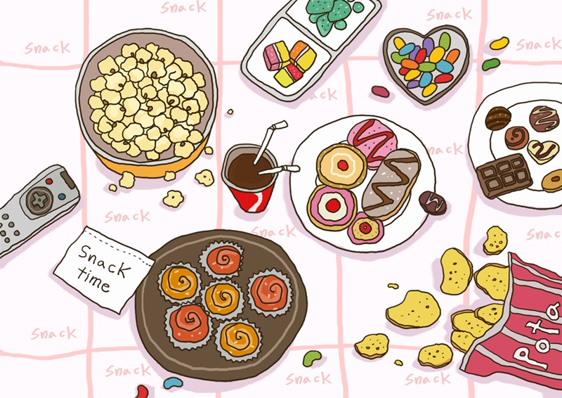 Recomendación de snacks y dulces coreanos que se pueden conseguir en Argentina. | iclickart